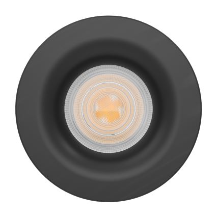 Eglo - LED kopalniška vgradna stropna svetilka LED/4,9W/230V 2700/4000/6500K premer 8,8 cm IP65 črna