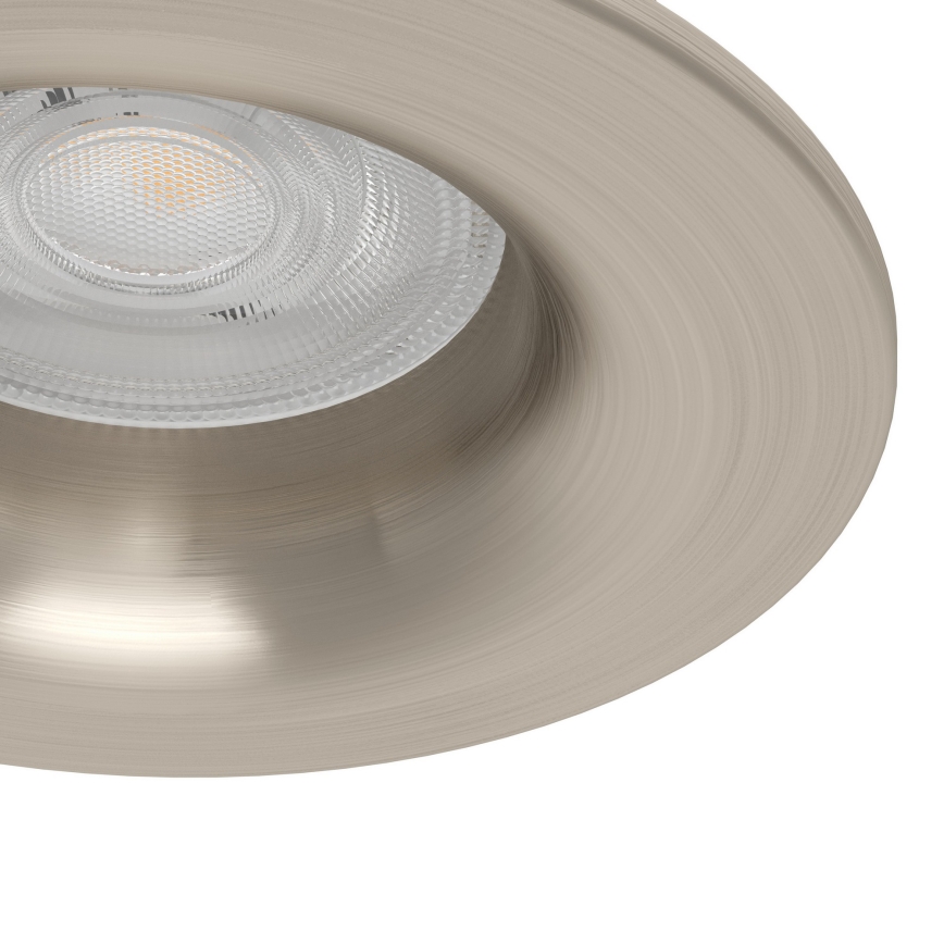 Eglo - KOMPLET 3x LED vgradnih kopalniških stropnih svetilk LED/4,9W/230V 2700/4000/6500K premer 8,8 cm IP65 mat krom