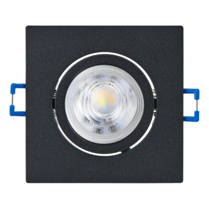 Eglo - Komplet 3x zatemnljivih LED vgradnih stropnih svetilk LED/6,4W/230V 8,8x8,8 cm črne