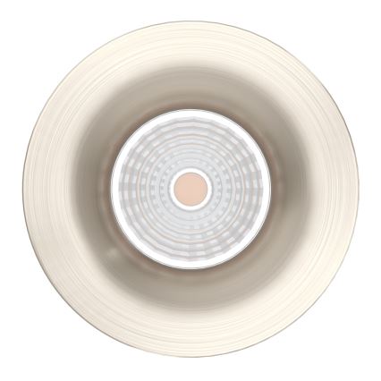 Eglo - Komplet 3x zatemnjevalnih vgradnih stropnih LED svetilk LED/6,4W/230V premer 8,8 cm mat krom