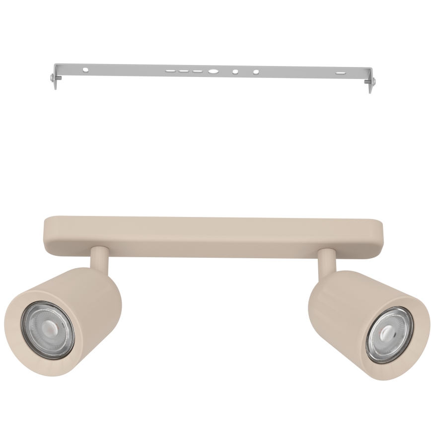 Eglo - Točkovna svetilka 2xGU10/10W/230V bež