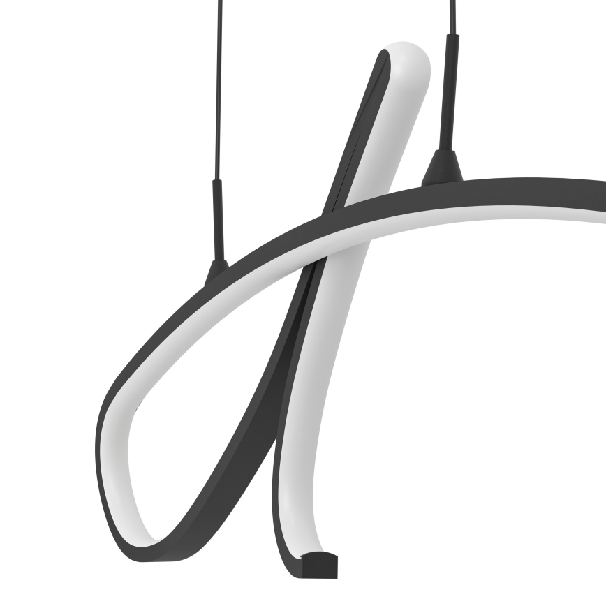 Eglo - LED viseči lestenec na kablu LED/20W/230V 2700/4000/6500K črn