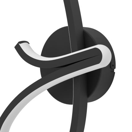 Eglo - LED stenska svetilka LED/12W/230V 2700/4000/6500K črna