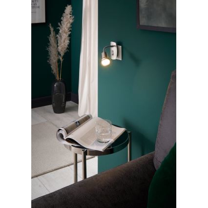 Eglo - LED vtična svetilka 1xGU10/2,8W/230V mat krom