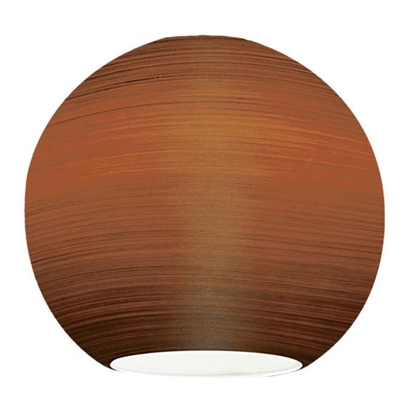 EGLO 90251 - Nadomestno steklo za lestenec, namizno svetilko, stropno svetilko in reflektor MY CHOICE E14 pr. 9 cm rjava
