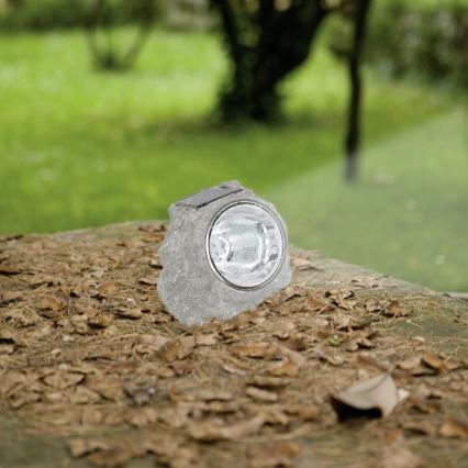 Eglo 90494 - Solarna luč kamen 4xLED/0,06W/1xAA IP44