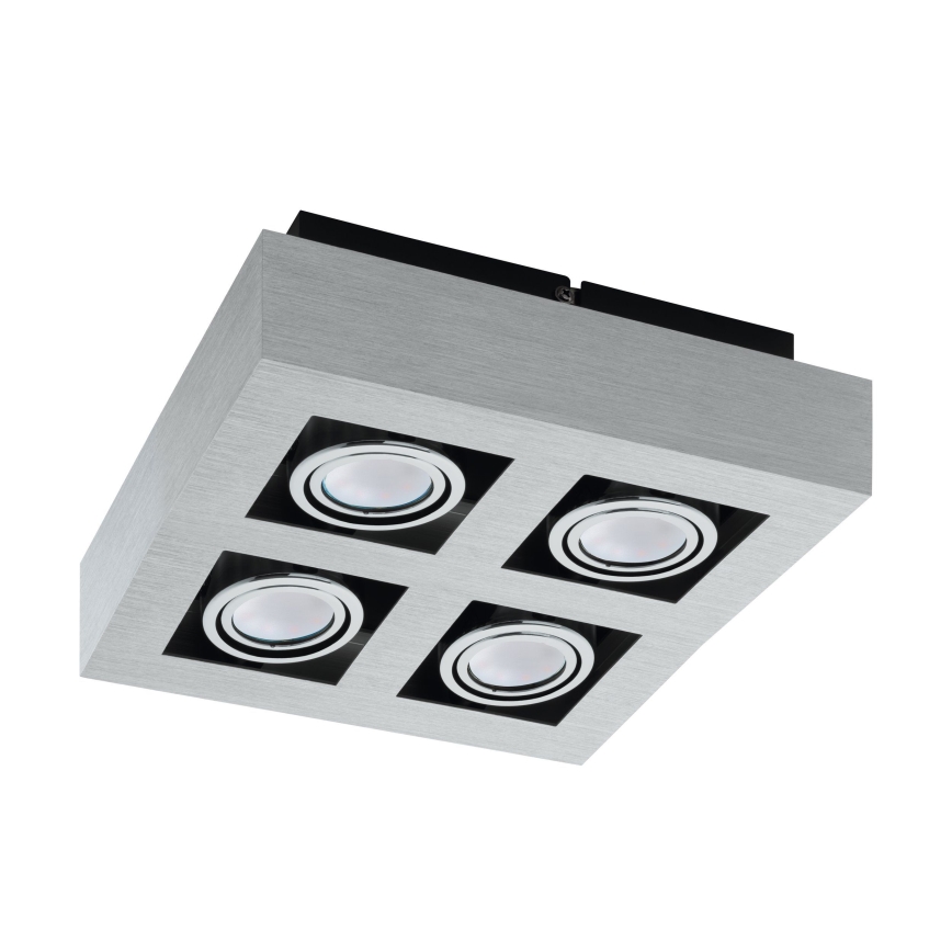 Eglo 91355 - LED stropna svetilka LOKE 1 4xGU10-LED/5W/230V