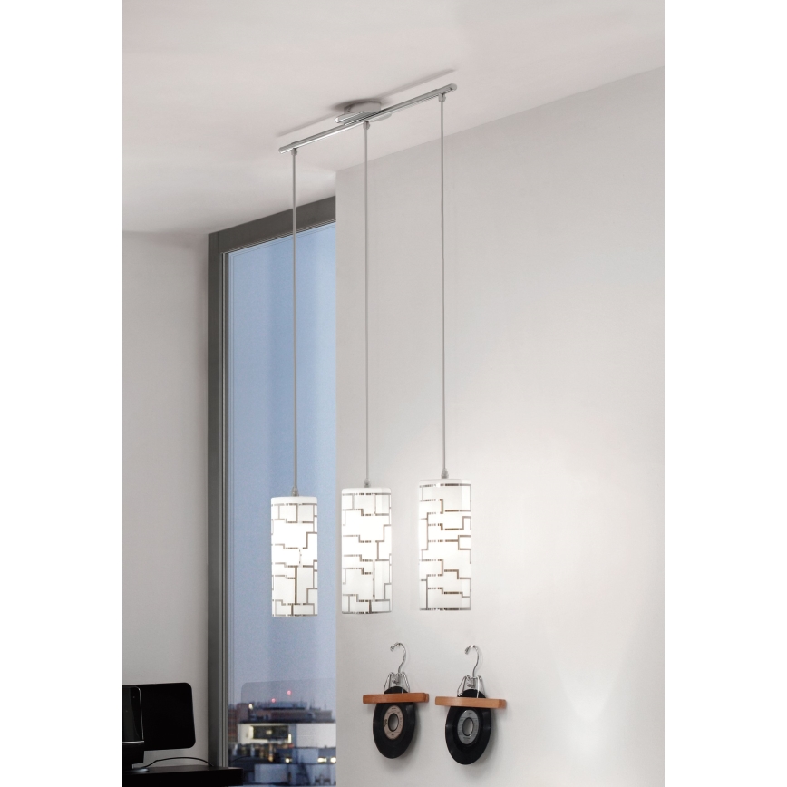 Eglo - Lestenec na vrvici 3xE27/60W/230V