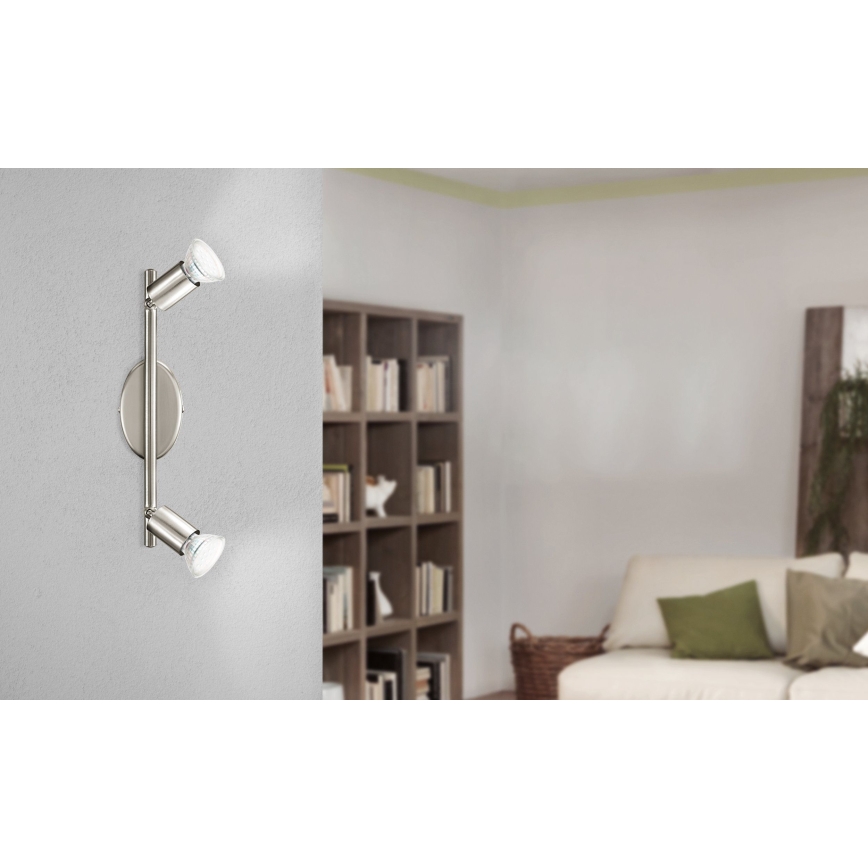 Eglo - LED Reflektor 3xGU10-LED/2,8W/230V