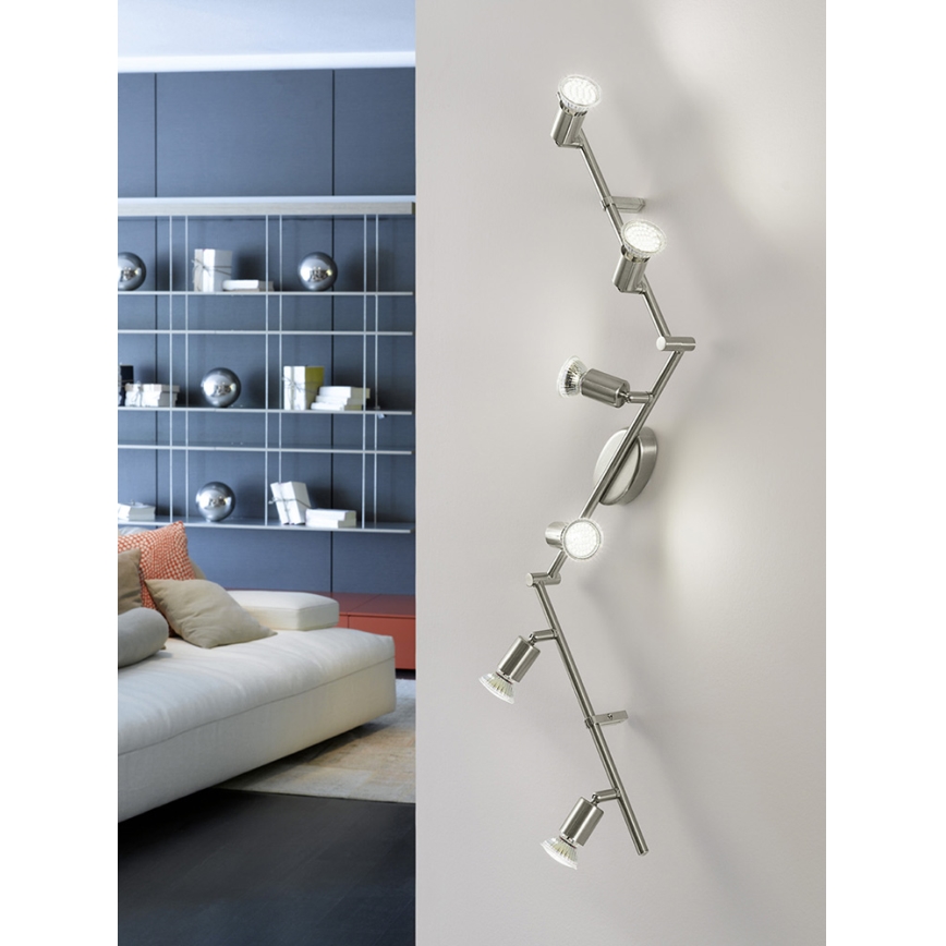 Eglo - LED reflektor 6xGU10-LED/2,8W/230V