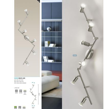 Eglo - LED reflektor 6xGU10-LED/2,8W/230V