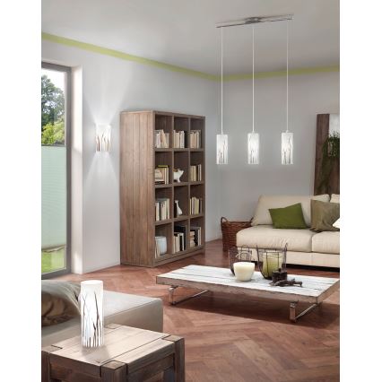 Eglo - Viseča svetilka 3xE27/60W/230V