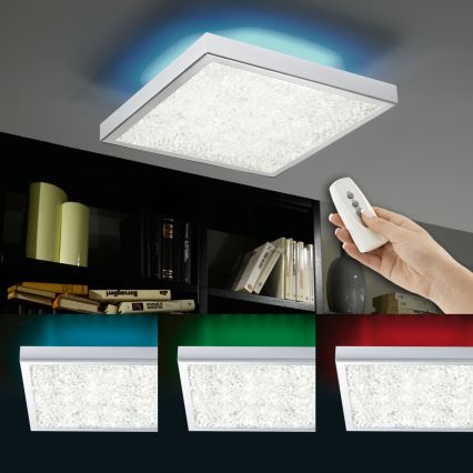 Eglo 92781 - LED stropna svetilka CARDITO LED/19W/230V + 4xLED/3W/230V