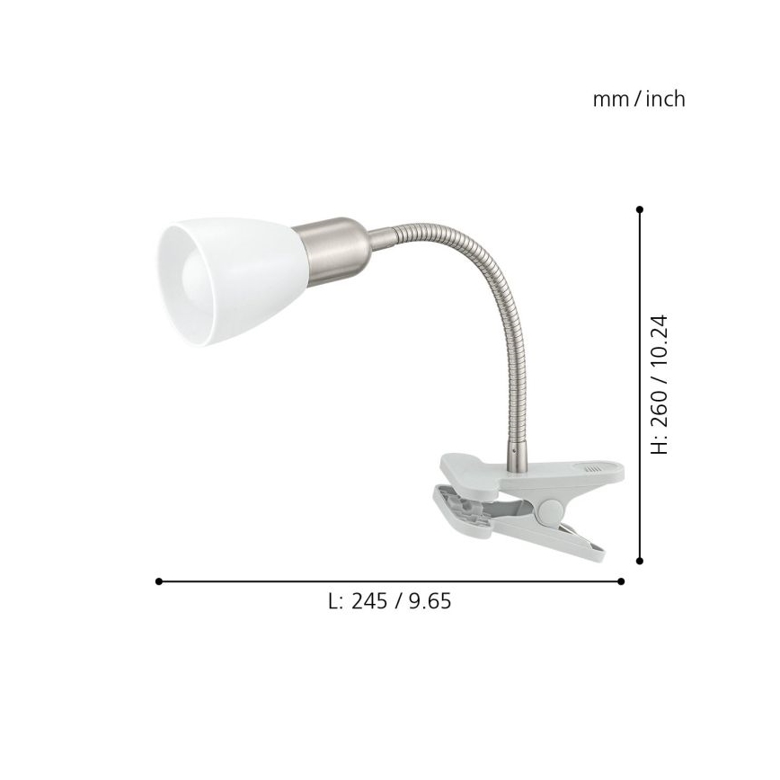 Eglo - LED Svetilka z zaponko 1xE14-LED/4W/230V