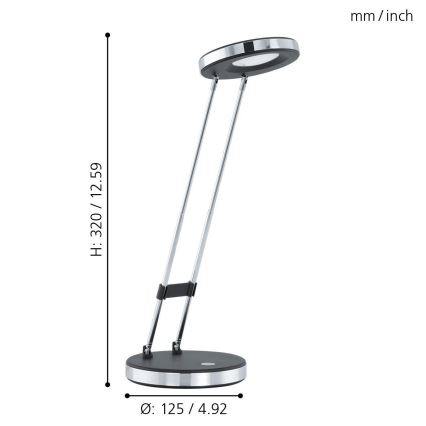 Eglo - LED Namizna svetilka LED/3W/230V