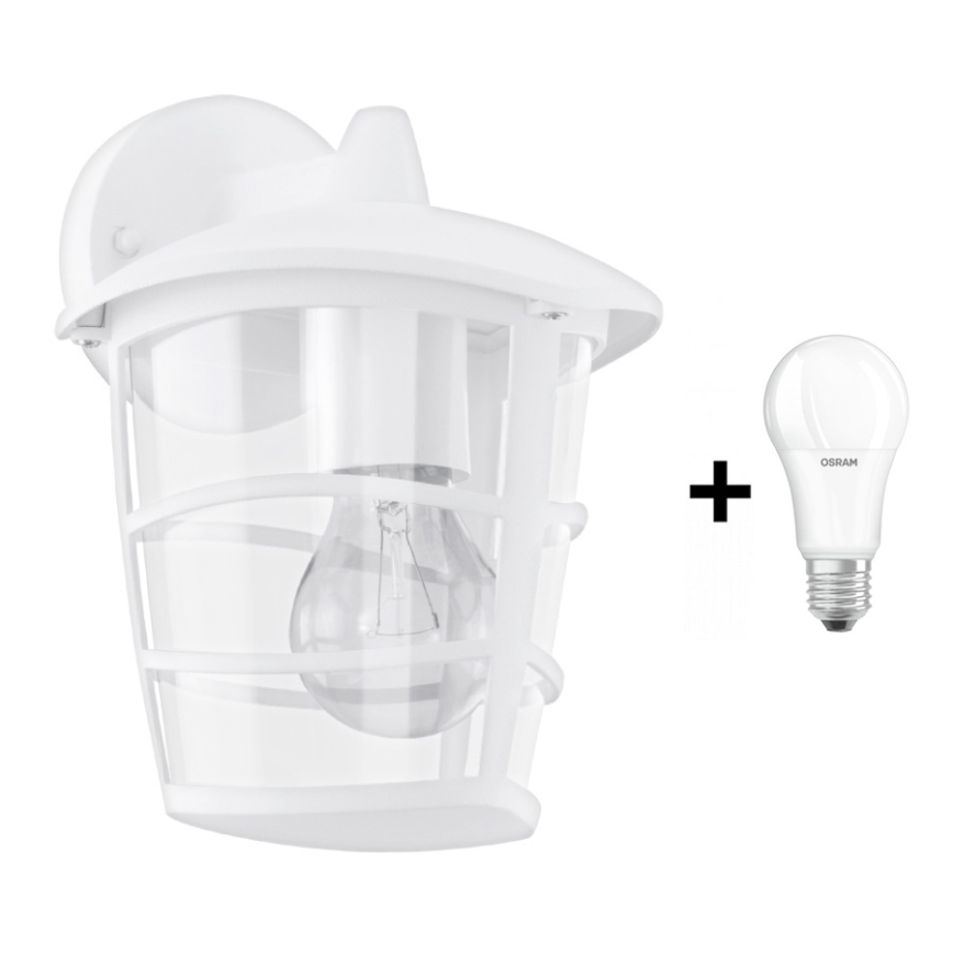 Eglo - LED Zunanja stenska svetilka 1xE27/8,5W/230V IP44