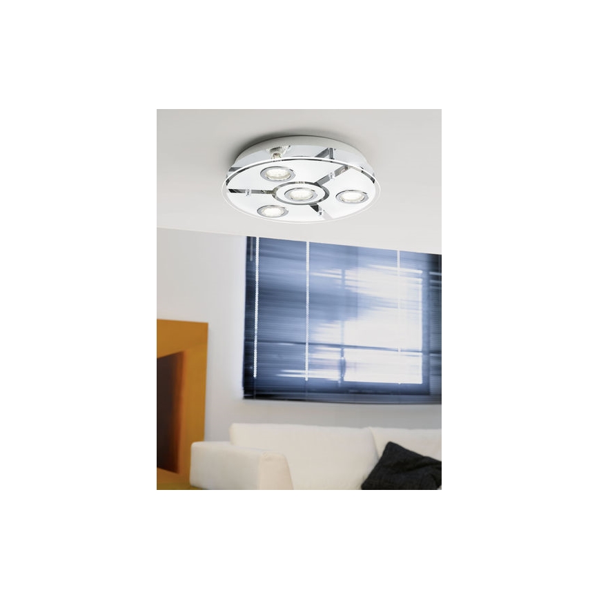 EGLO 93107 - LED Stropna svetilka CABO 4xGU10/3W LED