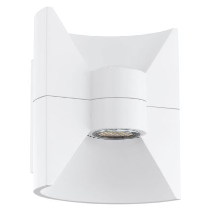 Eglo 93367 - LED Zunanja stenska svetilka REDONDO Bela 2xLED-SMD/2,5W/230V