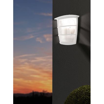 Eglo - LED Zunanja stenska svetilka 1xE27/8,5W/230V IP44