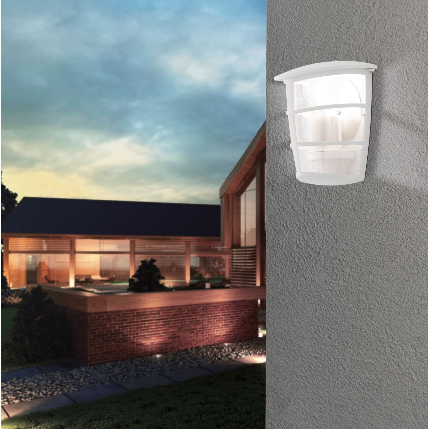 Eglo - LED Zunanja stenska svetilka 1xE27/8,5W/230V IP44