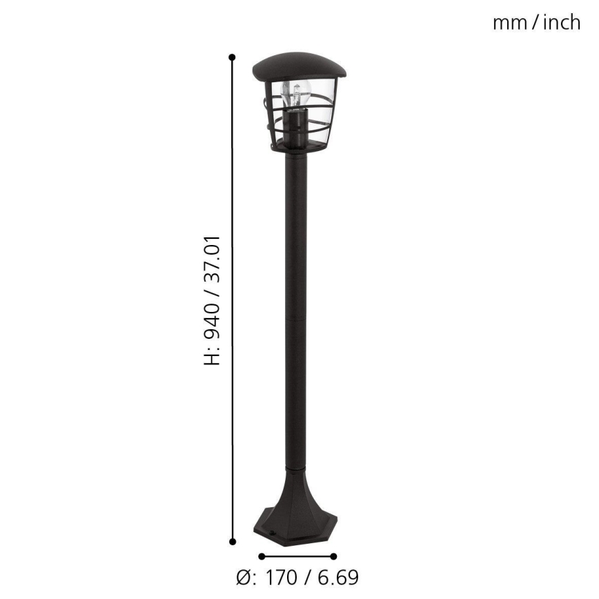 Eglo - LED Zunanja svetilka E27/8,5W/230V IP44