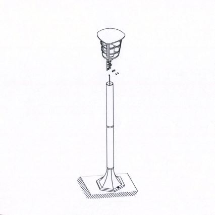Eglo - LED Zunanja svetilka E27/8,5W/230V IP44