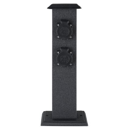 EGLO 93426 - Zunanji vrtni steber z vtičnicami SCHUKO IP44