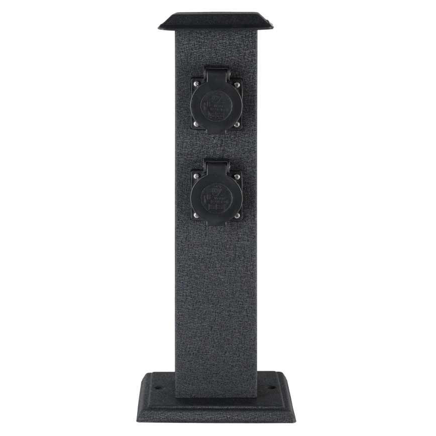 EGLO 93426 - Zunanji vrtni steber z vtičnicami SCHUKO IP44