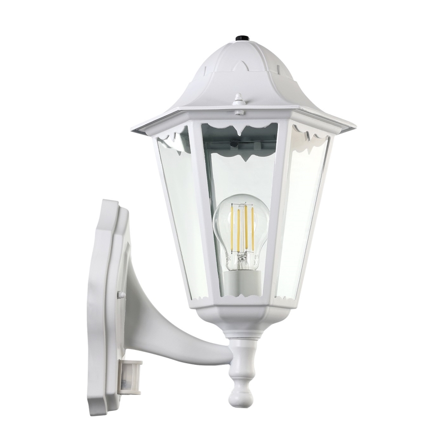 Eglo - Zunanja stenska svetilka s senzorjem 1xE27/60W/230V IP44