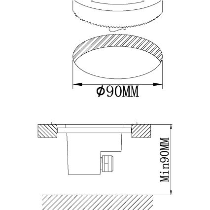 Eglo - LED Zunanja svetilka za dovozno pot LED/2,5W/230V IP65