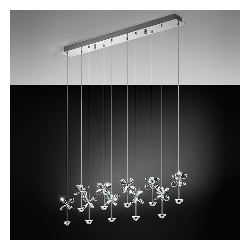 Eglo - LED Lestenec na vrvici 10xLED/2,5W/230V