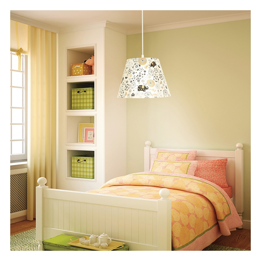 Eglo 93718 - Otroški lestenec MOLOVE 1xE27/60W/230V