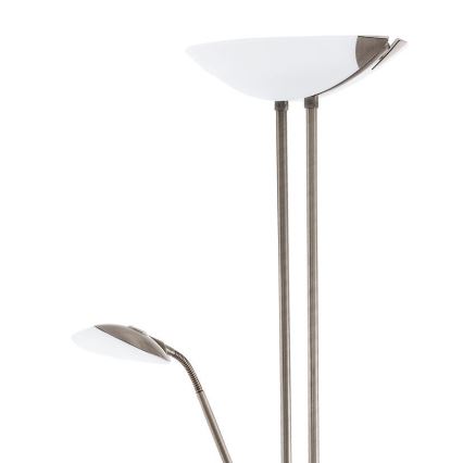 Eglo - LED Zatemnitvena talna svetilka LED/20W + LED/2,5W bron