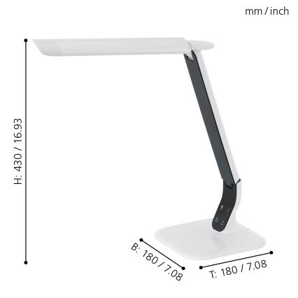 Eglo - LED zatemnitvena svetilka LED/6W/230V