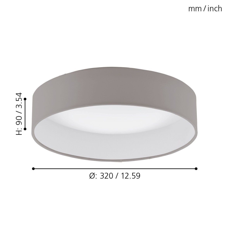 Eglo - LED Stropna svetilka LED/12W/230V