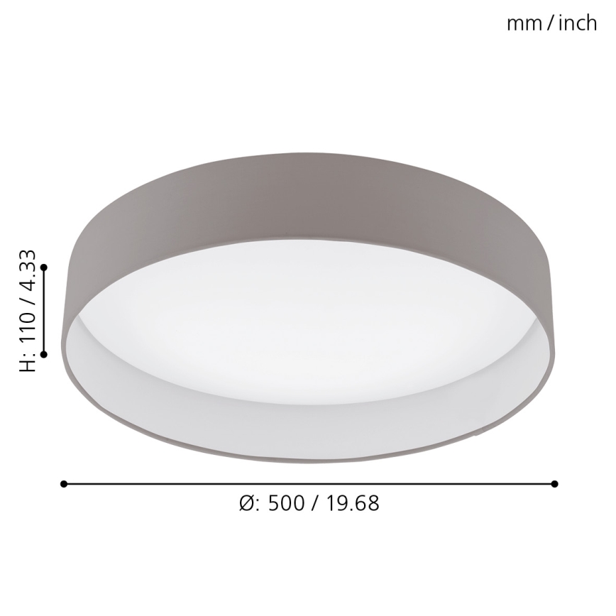 Eglo - LED Stropna svetilka LED/24W/230V