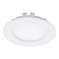 Eglo 94048 - Vgradna LED stropna svetilka FUEVA 1 LED/5,5W/230V premer 12 cm