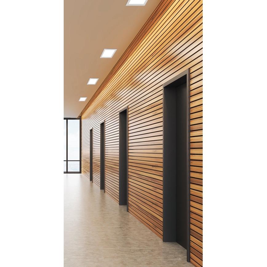 Eglo 94061 - LED vgradno stropno svetilo FUEVA 1 LED/10,95W/230V 17x17 cm