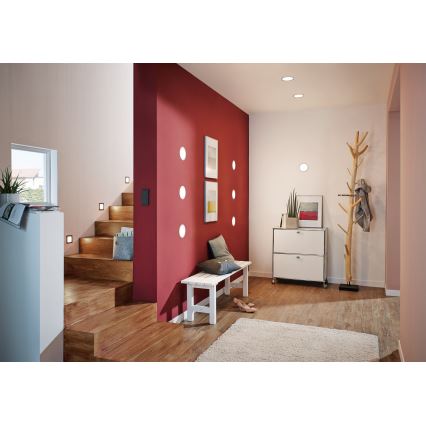 Eglo 94064 - LED zatemnjiva vgradna stropna svetilka FUEVA 1 LED/16,47W/230V premer 22,5 cm