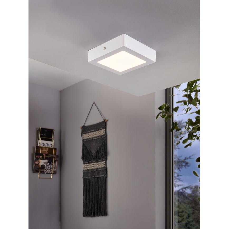 Eglo 94073 - LED stropna svetilka FUEVA 1 LED/10,95W/230V 17x17 cm
