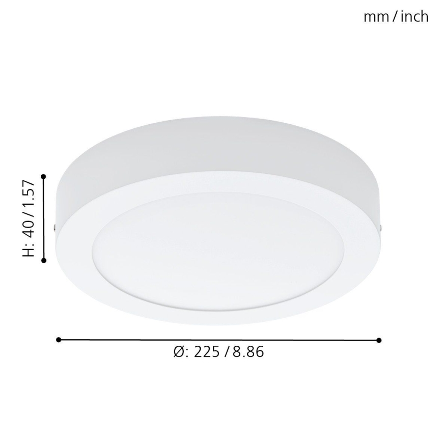 Eglo 94075 - LED Stropna svetilka FUEVA 1 LED/16,47W/230V