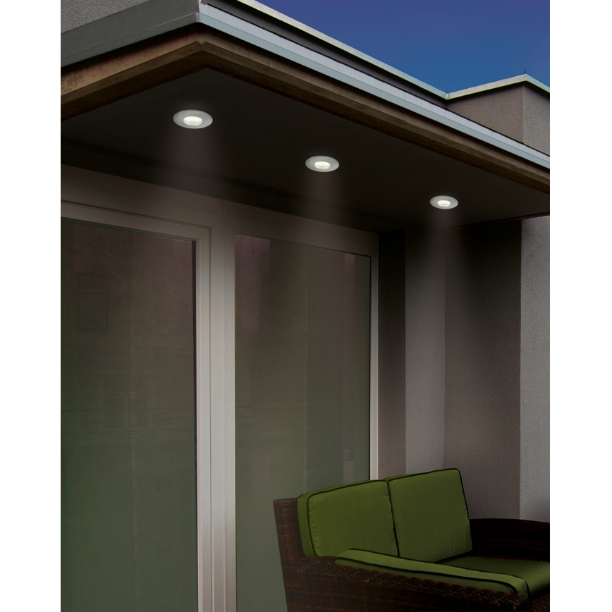 Eglo - LED Kopalniška vgradna svetilka 1xGU10/5W/230V IP65