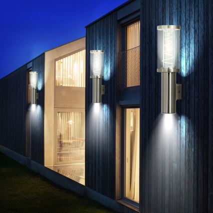 Eglo 94095 - LED zunanja stenska svetilka TRONO 2xGU10/5W/230V IP44