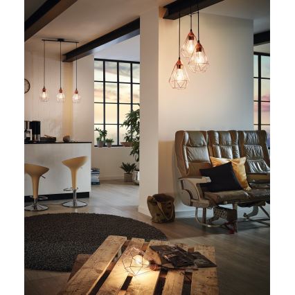 Eglo 94197 - Namizna svetilka z vtičem TARBES 1xE27/60W/230V