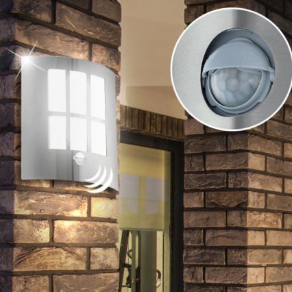 Eglo 94213 - LED zunanja razsvetljava s senzorjem CITY LED 1xLED/3,7W/230V IP44