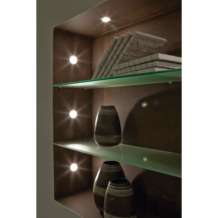 Eglo - KOMPLET 3x LED vgradnih stropnih svetilk PENETO 1xGU10-LED/3W/230V