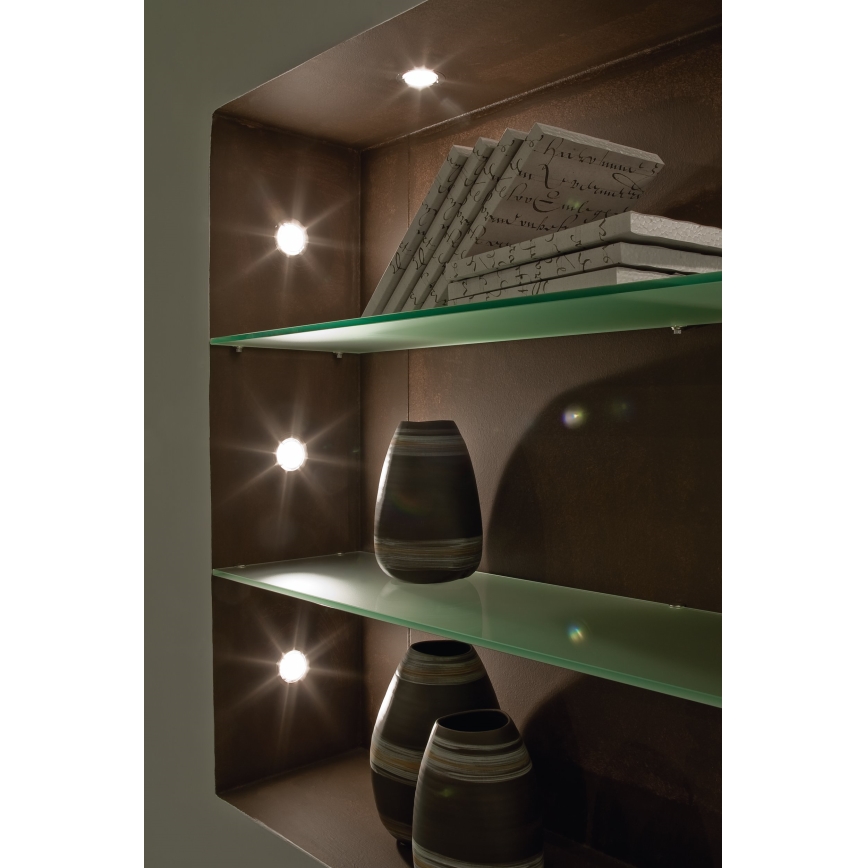 Eglo - KOMPLET 3x LED vgradnih stropnih svetilk PENETO 1xGU10-LED/3W/230V