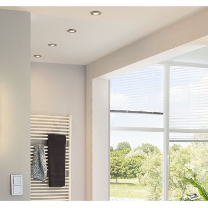 Eglo - SET 3x LED vgradnih stropnih svetilk PENETO 1xGU10-LED/3W/230V