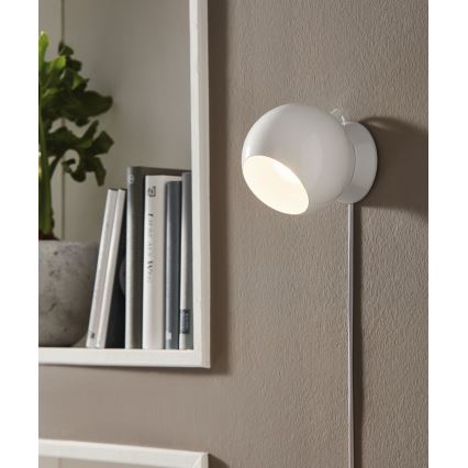 Eglo - LED namizna/stenska svetilka 1xGU10/2,8W/230V bela