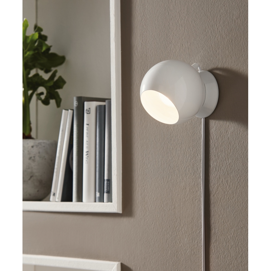 Eglo - LED namizna/stenska svetilka 1xGU10/2,8W/230V bela